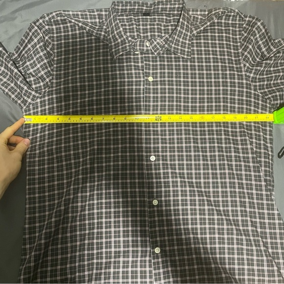 John Varvatos U.S.A. Mens Large Long Sleeve Button Up Shirt Multicolor Plaid - Picture 6 of 7